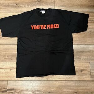 2004 Y2K The Apprentice Promo NBC T-Shirt You’re Fired Donald Trump Size XL